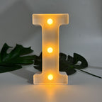 1pc Alphabet Letter LED Lights Luminous Number Lamp Decor, Battery Night Ligh, t For Home Wedding Birthday Christmas Party Decoration Letters Numbers Light, Home Decor