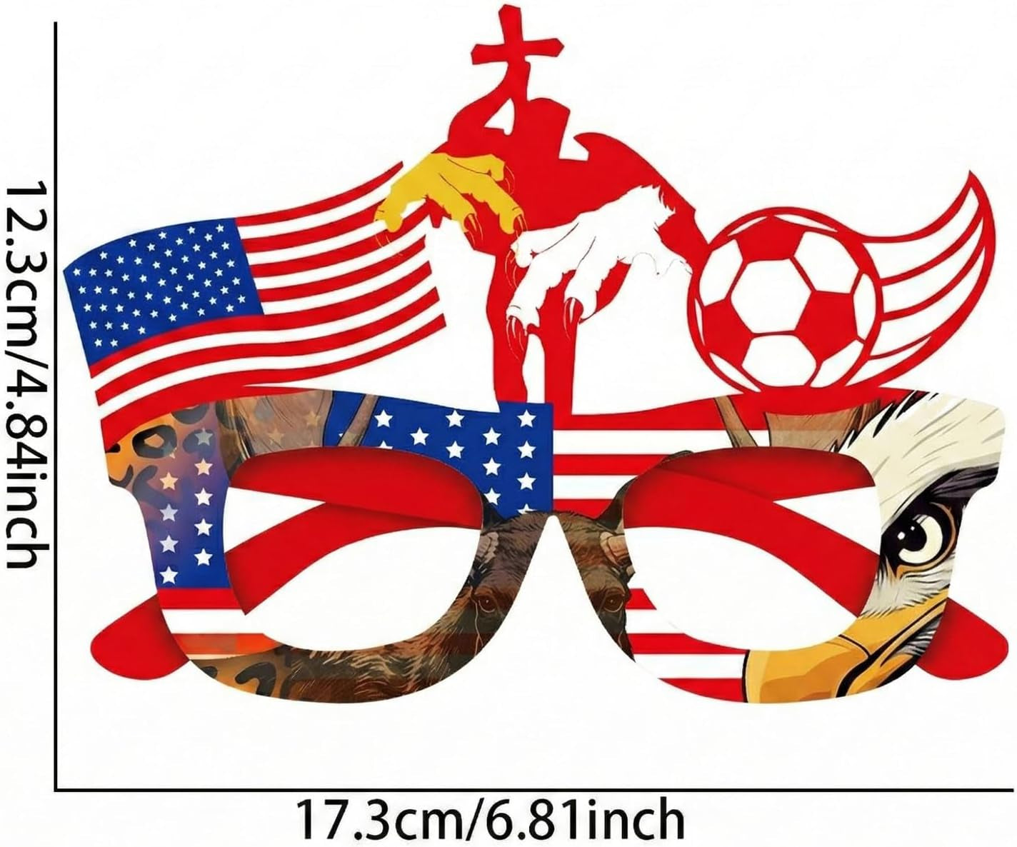 2Pcs 2026 World Cup US Glasses