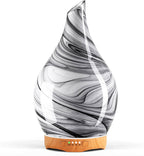 Porseme Oil Diffuser 3D Glass Aromatherapy Ultrasonic Humidifier, Air Refresh Auto Shut-Off, Timer Setting, BPA Free for Home Hotel Yoga Leisure SPA Gift 150Ml Last 6H