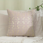 1pc Decorative Geometric Pattern Pillow Cover, 18in*18in