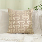 1pc Decorative Geometric Pattern Pillow Cover, 18in*18in
