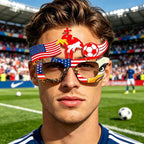 2Pcs 2026 World Cup US Glasses