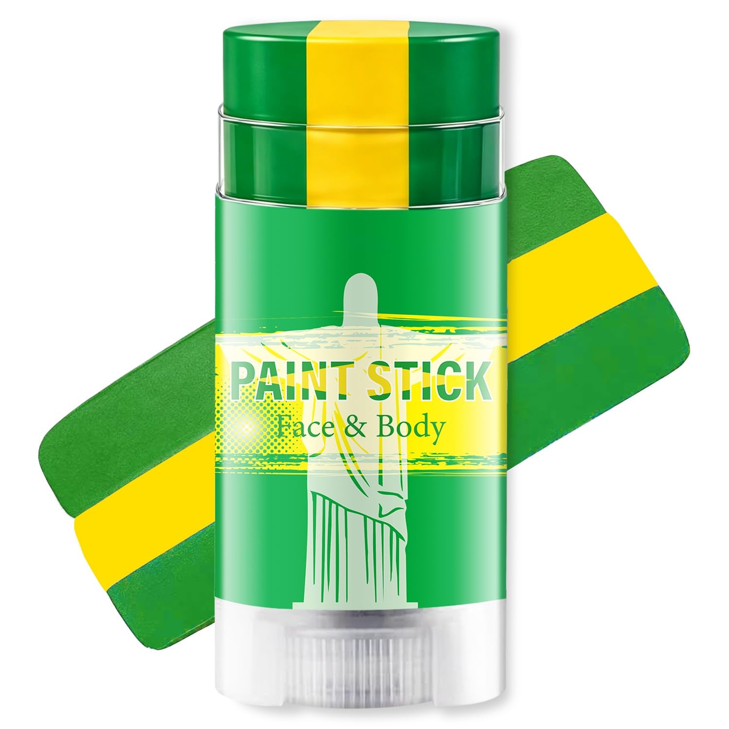 Black Red and Yellow Germany Face Paint Stick for World Cup Fans and Party, World Cup Decorations, Sweatproof & High Pigment Sports Face Paint Sticks for World Cup Party Accessories