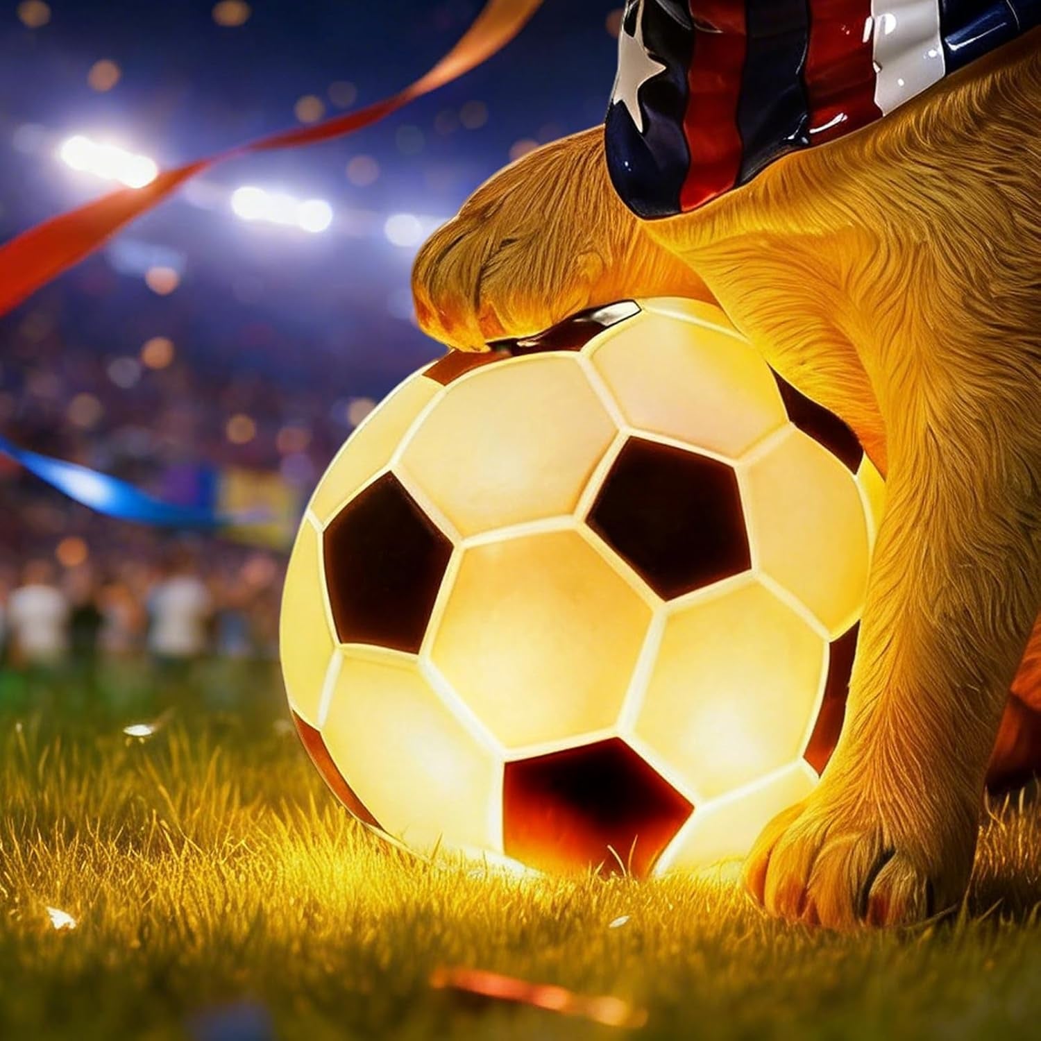 World Cup 2026 Dog Sculpture Garden Decor