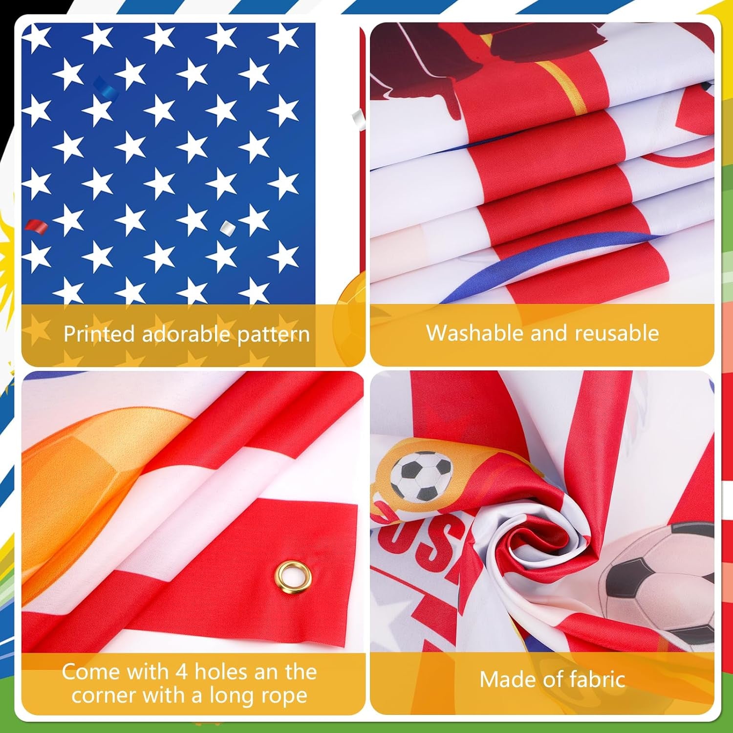  World Cup Soccer Door Cover Banner 