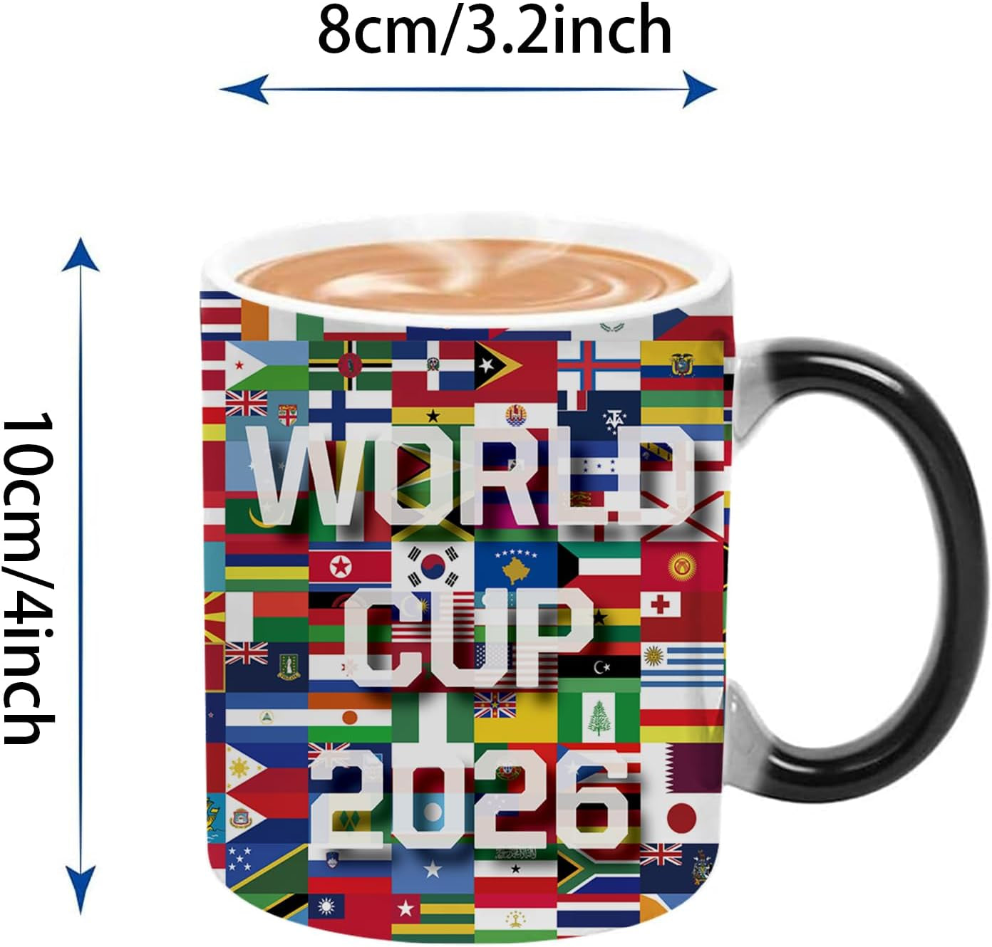 World Cup 12Oz Ceramic Coffee Mug 