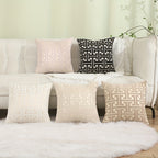 1pc Decorative Geometric Pattern Pillow Cover, 18in*18in