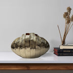 Metal, Pavia Gold Vase - Stylish Vases Collection