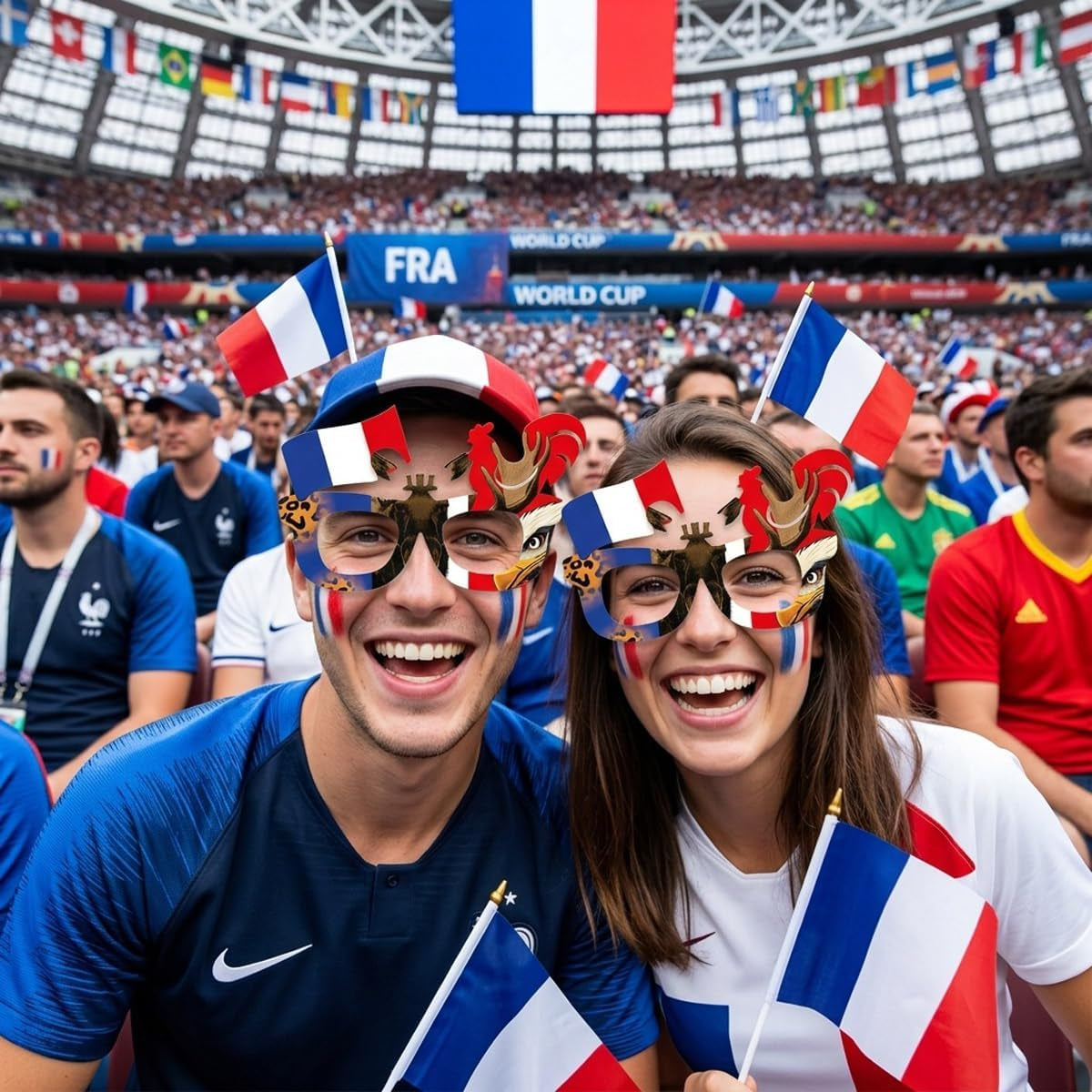 2Pcs 2026 World Cup US Glasses