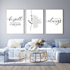 Bible Verse Wall Art – Elegant Scripture Canvas, Christian Inspirational Home Decor
