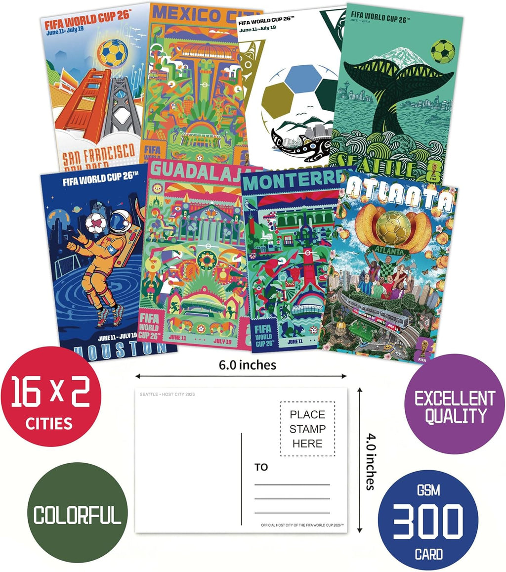 2026 World Cup Postcards Pack