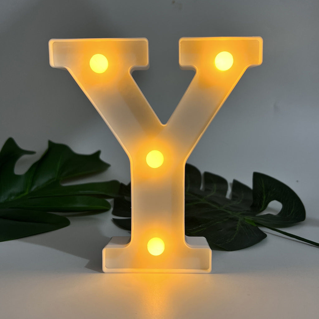 1pc Alphabet Letter LED Lights Luminous Number Lamp Decor, Battery Night Ligh, t For Home Wedding Birthday Christmas Party Decoration Letters Numbers Light, Home Decor