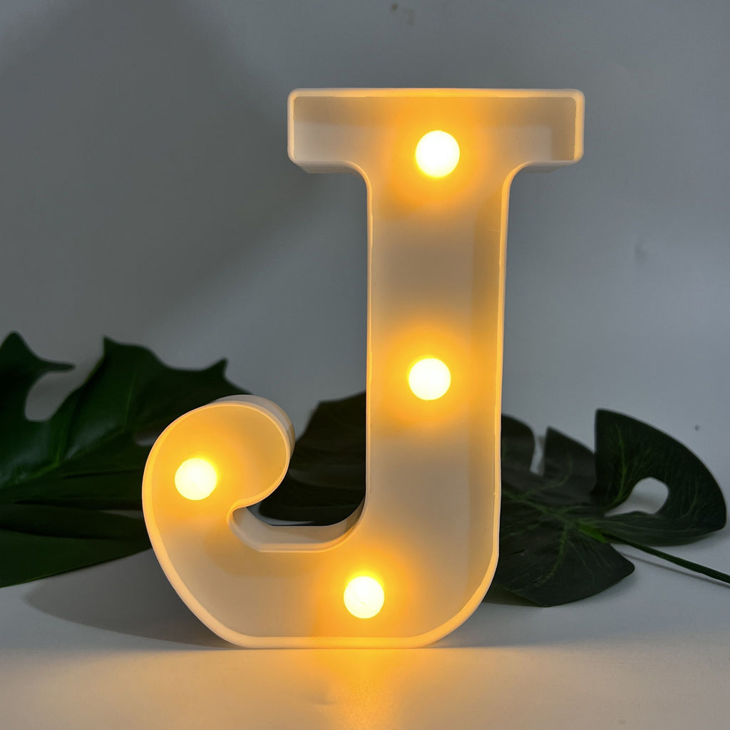 1pc Alphabet Letter LED Lights Luminous Number Lamp Decor, Battery Night Ligh, t For Home Wedding Birthday Christmas Party Decoration Letters Numbers Light, Home Decor