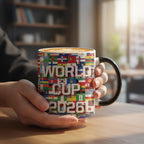 World Cup 12Oz Ceramic Coffee Mug 