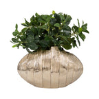 Metal, Pavia Gold Vase - Stylish Vases Collection