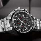 Sports Watches For Men Fashion Quartz Men Big Clock WWOOR Top Brand Luxury Military Full Steel Waterproof Chronograph Wristwatch