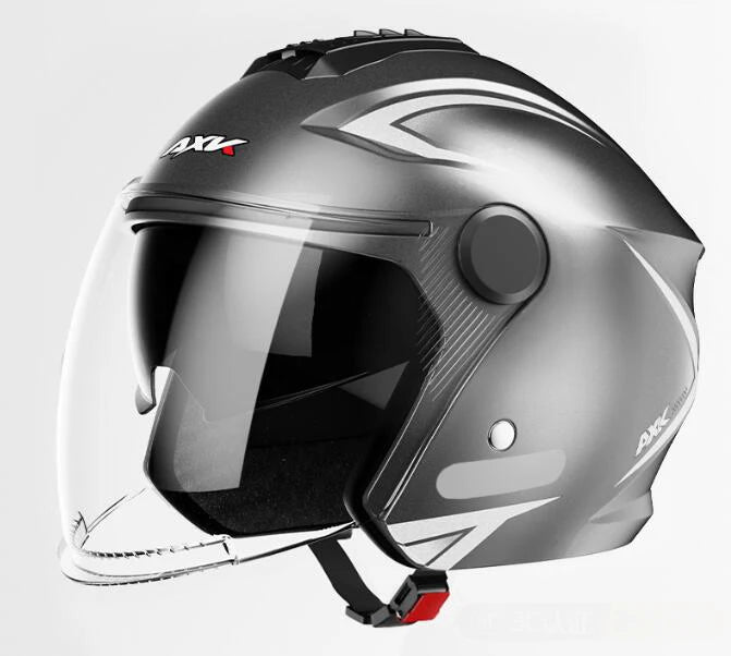 Motorcycle Riding Helmet UV Protection Double Lens Cycling Bike Helmet