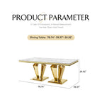 Luxury 12 Seat Dinner Room Table Stainless Steel Kitchen Dining Table Design