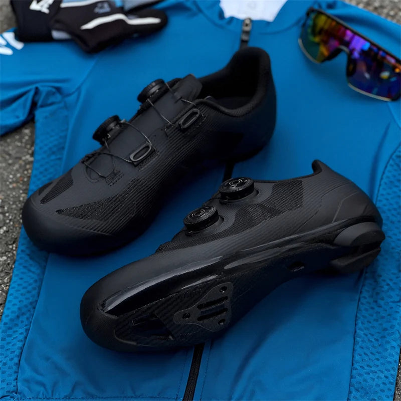 Carbon Sole Breathable Cycling Shoes for Winter and Spring with Custom Bike Cleats