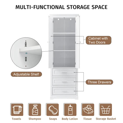 White FCJ Kitchen Storage Locker