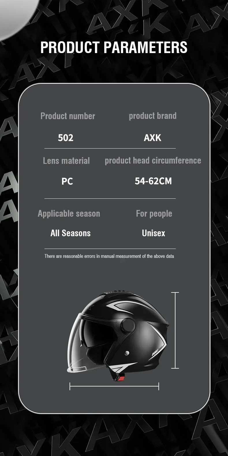 Motorcycle Riding Helmet UV Protection Double Lens Cycling Bike Helmet