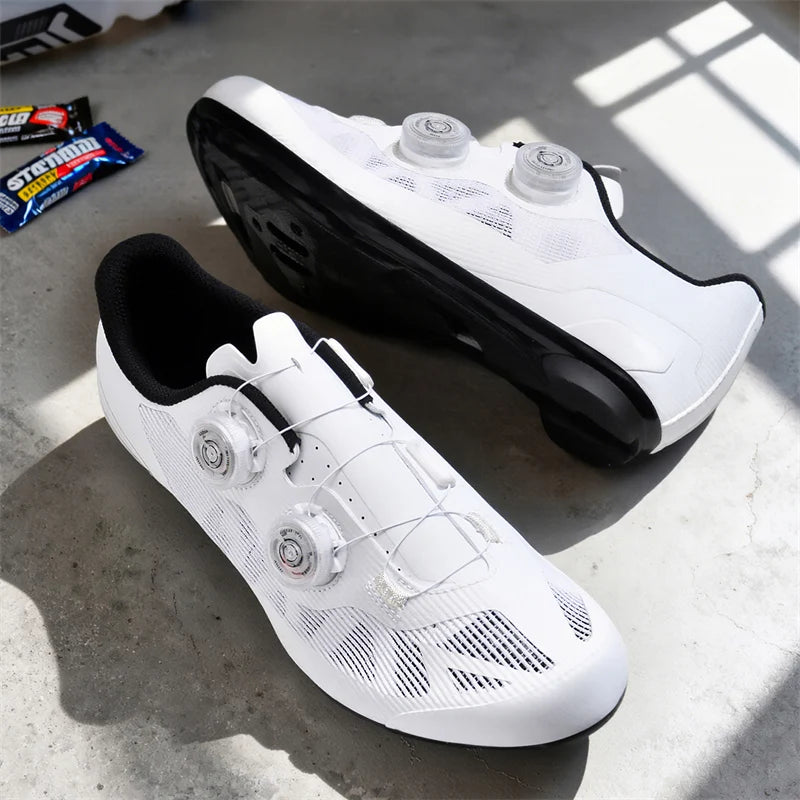 Carbon Sole Breathable Cycling Shoes for Winter and Spring with Custom Bike Cleats