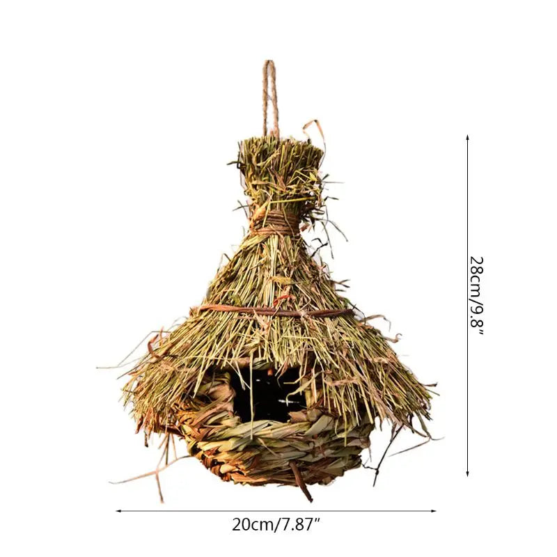 19 Birds Nest Bird Cage Natural Grass Egg Cage Bird House
