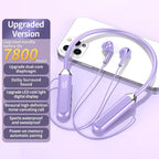 New Sport Neckband Earphone Wireless Headphone audífonos bluetooth inalámbrico Gaming LED Display ear buds for xiaomi huawei