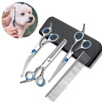 Pet Safe Scissors - Ambidextrous Stainless Steel Dog Grooming Shears