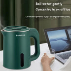 0.8L Electric Kettle Small Capacity 304 Stainless Steel Liner Teapot Hotel Dormitory Kettle Portable Travel Boil Water Pot 220V