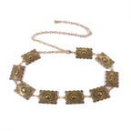 Belt Retro Style Metal Carved Decorative Waist Chain
