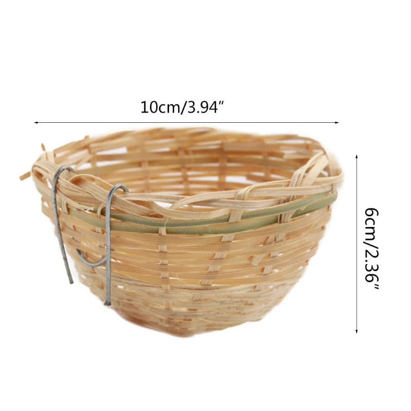19 Birds Nest Bird Cage Natural Grass Egg Cage Bird House
