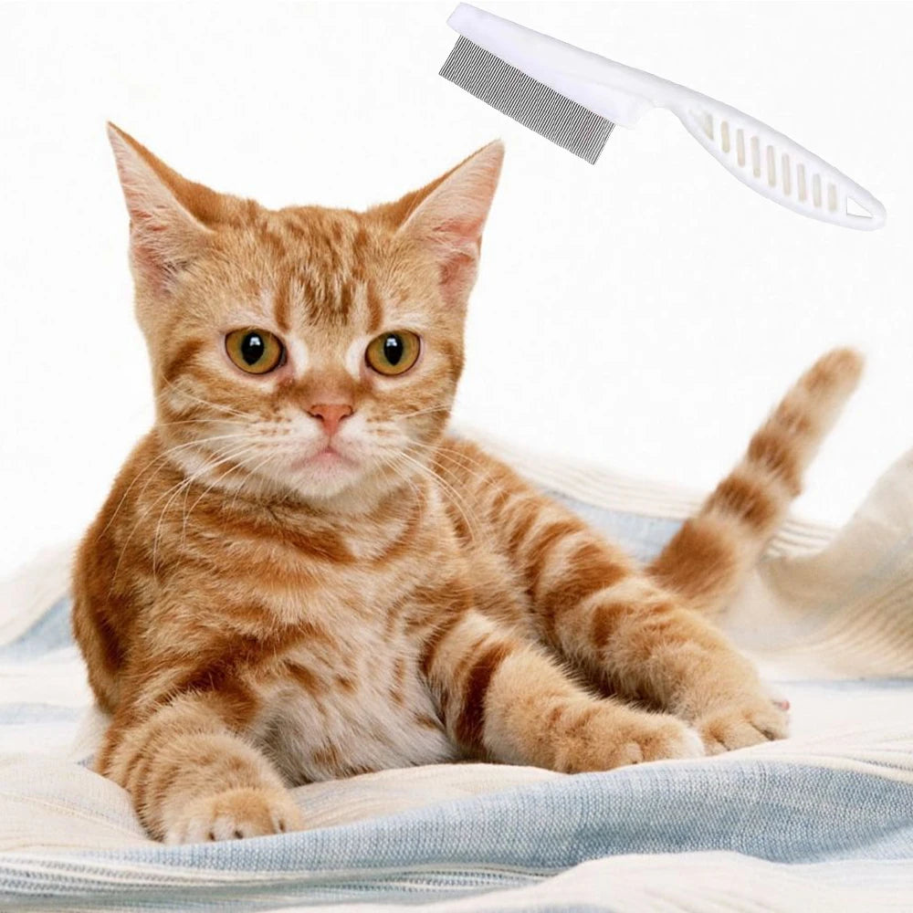 Pet Grooming Flea Comb Pet Care Comb Cat Hair Brush Flea Removal