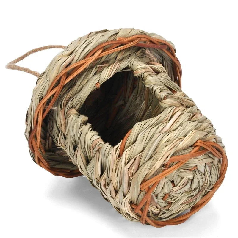 19 Birds Nest Bird Cage Natural Grass Egg Cage Bird House