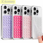 Four phone cases with different designs and colors on a white background.