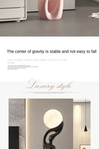 Home Decor Statue Abstract Art Ornaments Nordic Living Room Large Floor Luminous Sculpture Housewarming Gift Interior Figurines