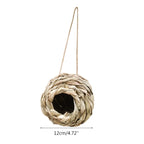 19 Birds Nest Bird Cage Natural Grass Egg Cage Bird House