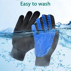 Pet Hair Remover Silicon Shower Gloves
