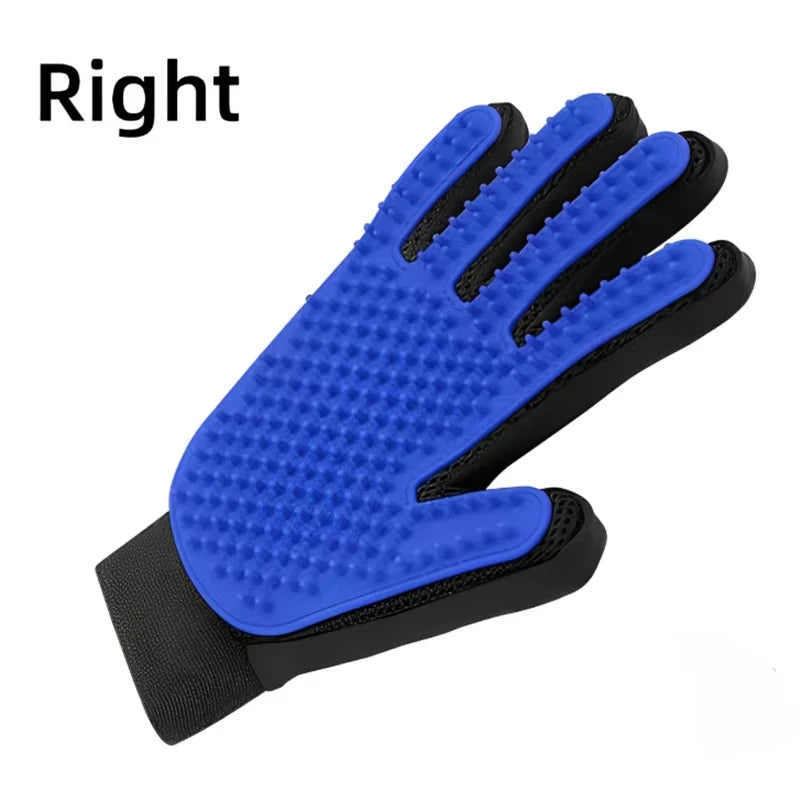 Pet Hair Remover Silicon Shower Gloves