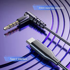 E-Sports Gaming Headset 7.1 Surround Sound Hifi Stereo Wired headphones 3.5mm/Type-C In-Ear dual Mic PUBG Gaming Earphone Earbud