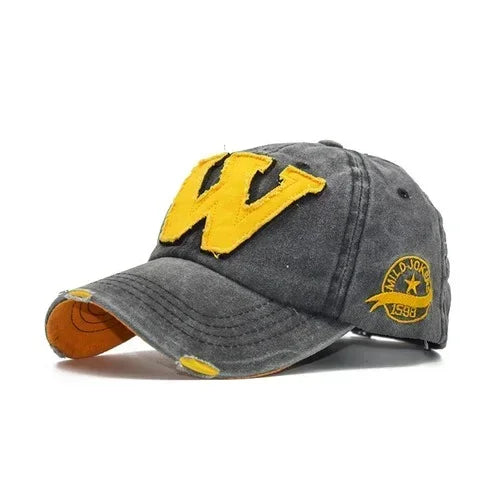 Embroidery Letter W Baseball Cap