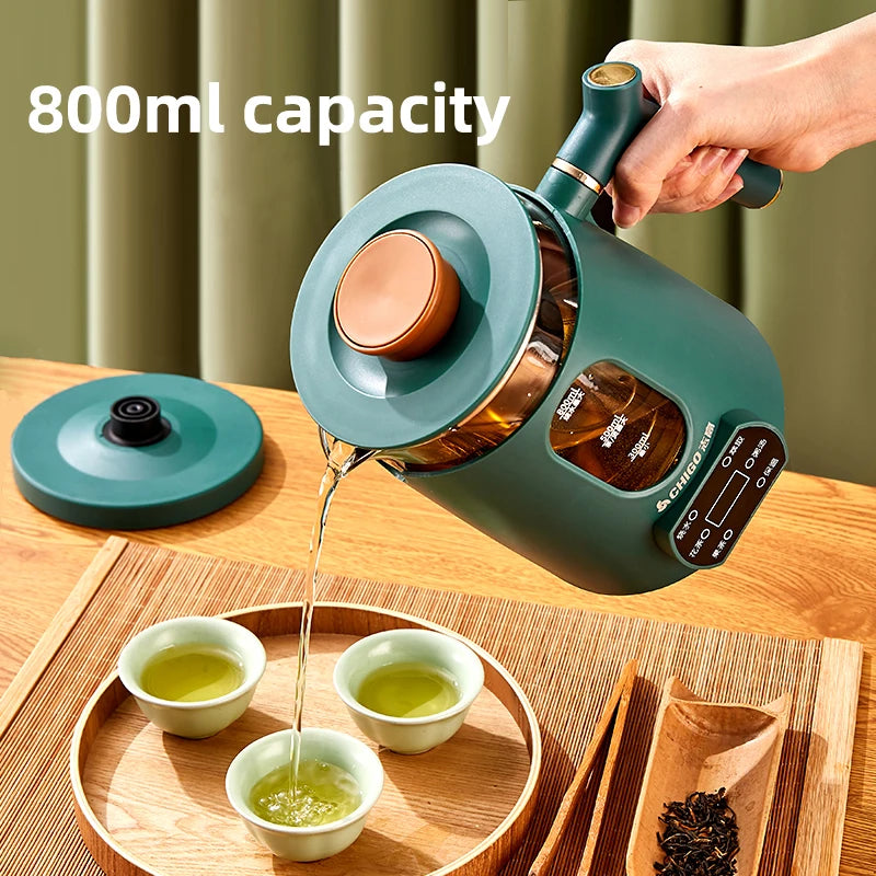 800ml Automatic Steam Spray Teapot with Filter Electric Kettle Multifunction Glass Health Pot Thermo Pot Home Boil Water Kettle