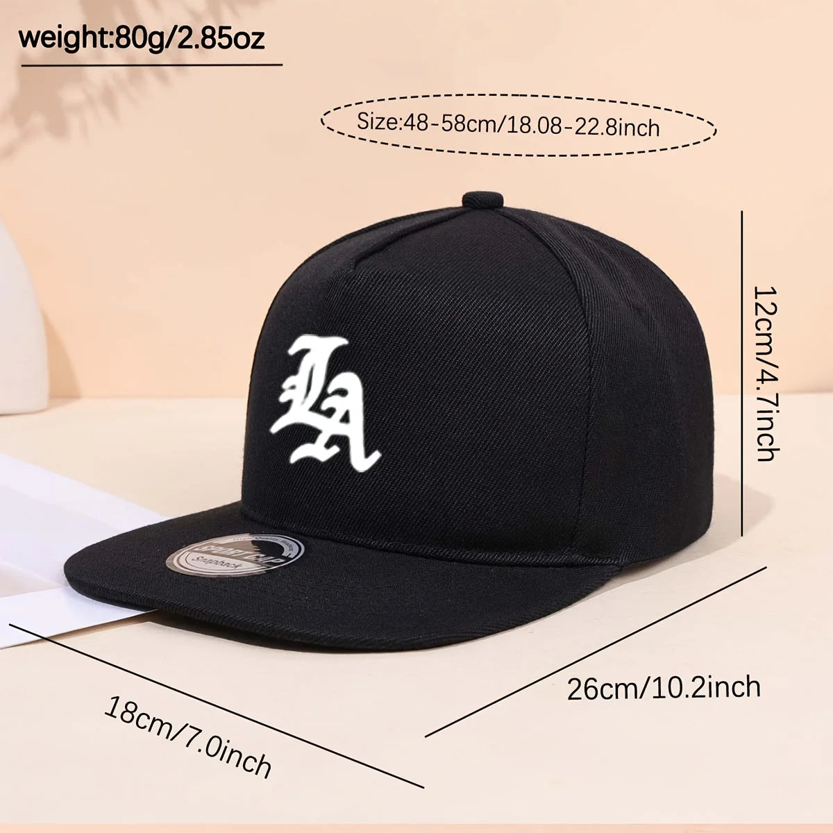 LA Emblend Flat Edged Baseball Cap