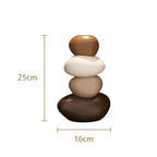 Home Decpr Stone Running Vase Living Room Niche Entrance Cabinet TV Cabinet Decoration Stone Shaped Ornaments Housewarming Gift