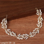 Women Headbands Hair Jewelry Wedding Hair Accessories For Women Pearl Rhinestone Headband Bride Tiara Hairbands Accessories