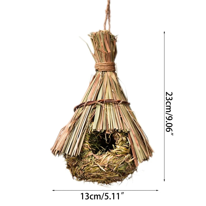 19 Birds Nest Bird Cage Natural Grass Egg Cage Bird House