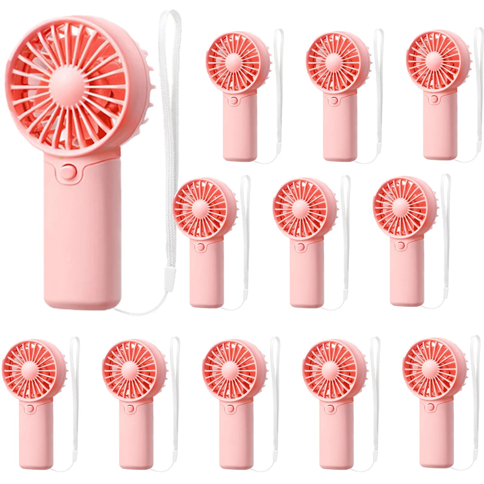 12-80PCS Portable Fans Bulk for Wedding Battery Operated
