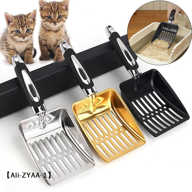 Cat Dog Litter Shovel Pet Cleaning Tool Pet Products Metal Long Handle Scoop