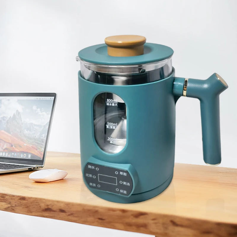 800ml Automatic Steam Spray Teapot with Filter Electric Kettle Multifunction Glass Health Pot Thermo Pot Home Boil Water Kettle