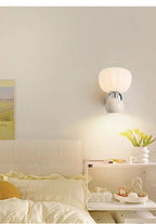 Wall Decor Room Decor Cream Style Creative Middle Lamp Bedroom Bedside Aisle Lamp Balcony Double Head Background Wall Wall Lamp
